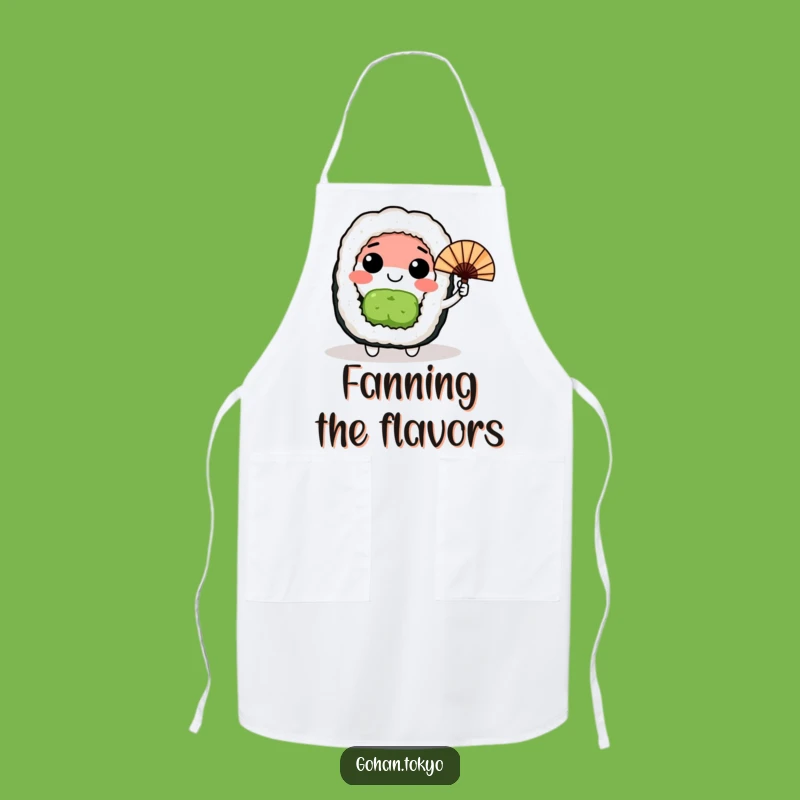 Funny Sushi Roll Apron: Cook with Japanese Flair and Fun
