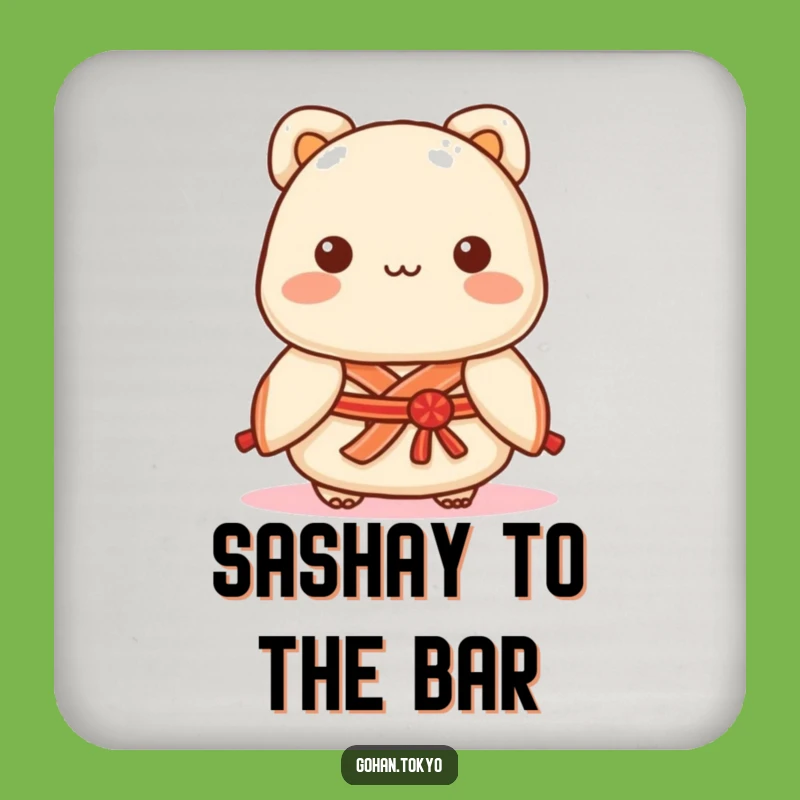 Funny Dumpling Coaster: Kimono Style Protector - Chic Funny Gift Accessory