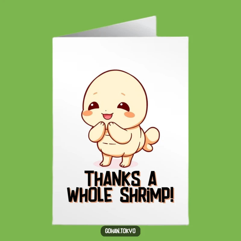 Free Printable Thank You Card: Grateful Tempura Bow, Downloadable DIY Gift