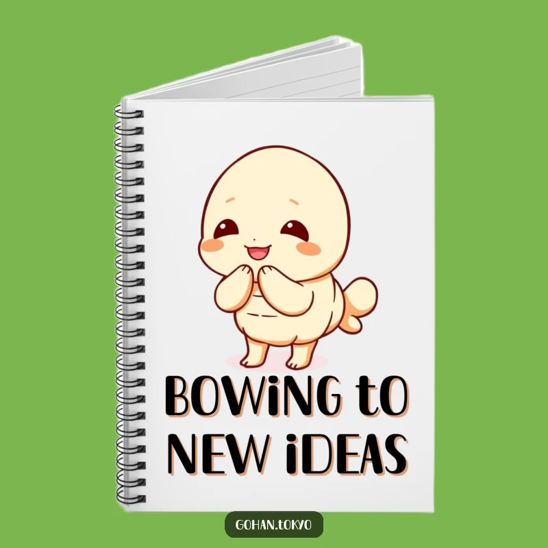 Funny Tempura Shrimp Notebook: Bowing Writer's Journal - Polite Funny Gift!
